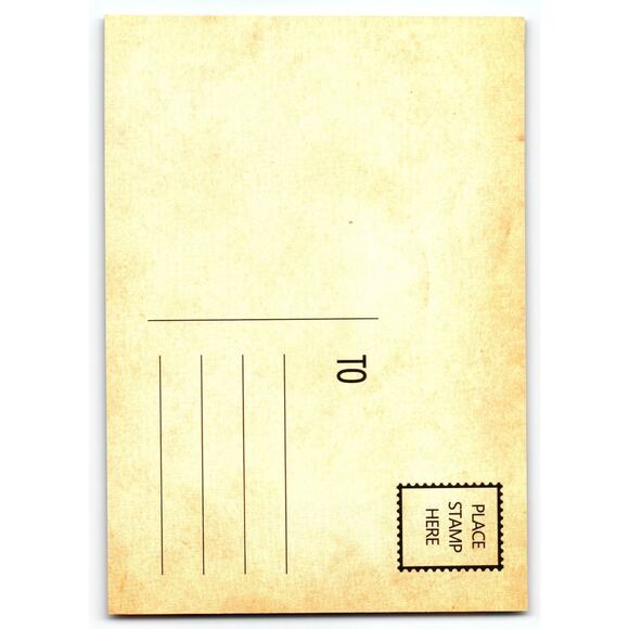 Vintage Halloween Postcard with Children in Witch Costumes & Jack-o-Lanterns - Picture 2 of 2